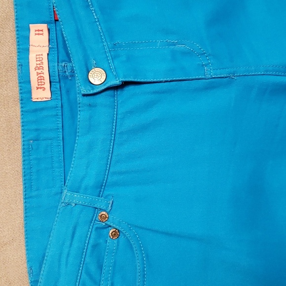Judy Blue Size 11 Bright Blue - Picture 3 of 10